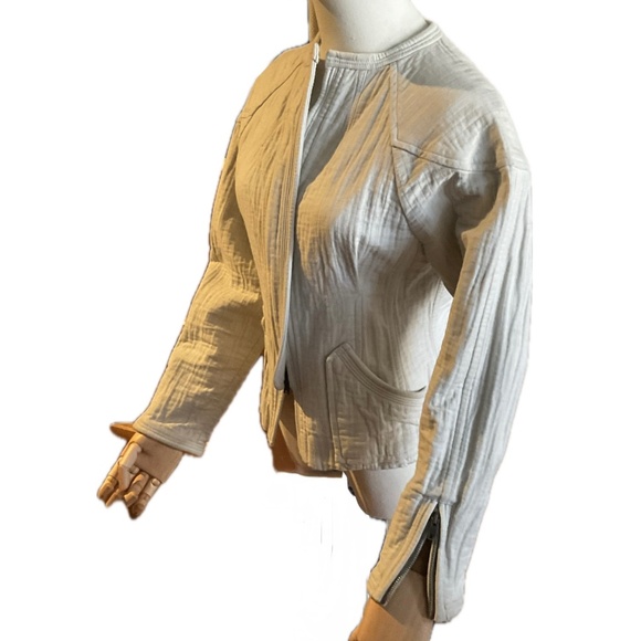 Isabel Marant Quilted Cotton Biker Short Jacket in Pristine Condition size 1 - Picture 3 of 15